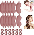 24Pcs Satin Eye Mask Silk Sleep Masks Silky Eyes Cover Blackout Blindfold by WJingYiJia