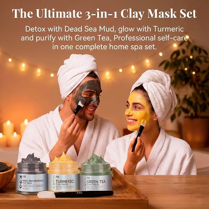 ANAI RUI 3 Pcs Face Mask Set - Image 2