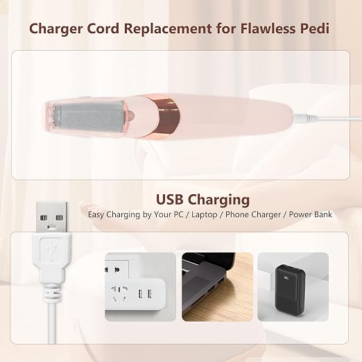 2 Pcs 5 FT Replacement Charger Cable - Image 2