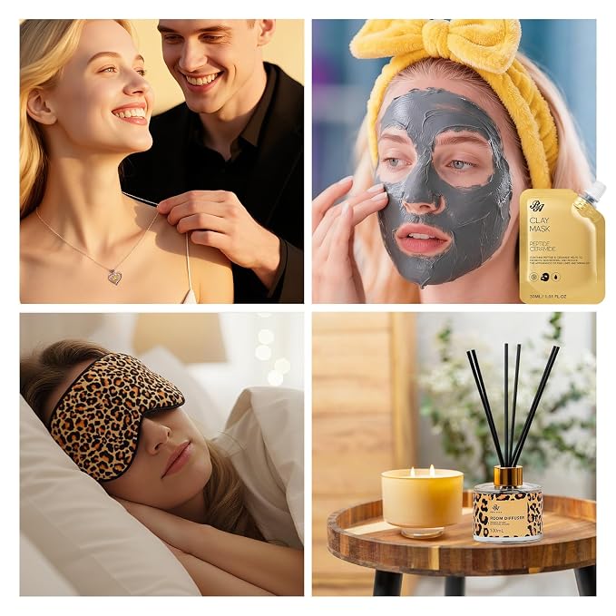 35 Pcs Mothers Day Gifts for Mom, Honey & Almond Bath & Body Gift Basket for - Image 8