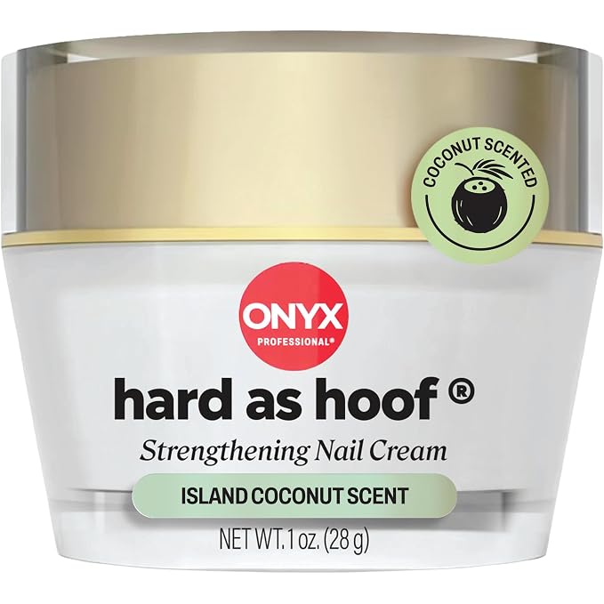 Onyx Professional Hard as Hoof Nail Strengthening Cream, Island Coconut Scent by OnyxProfessional