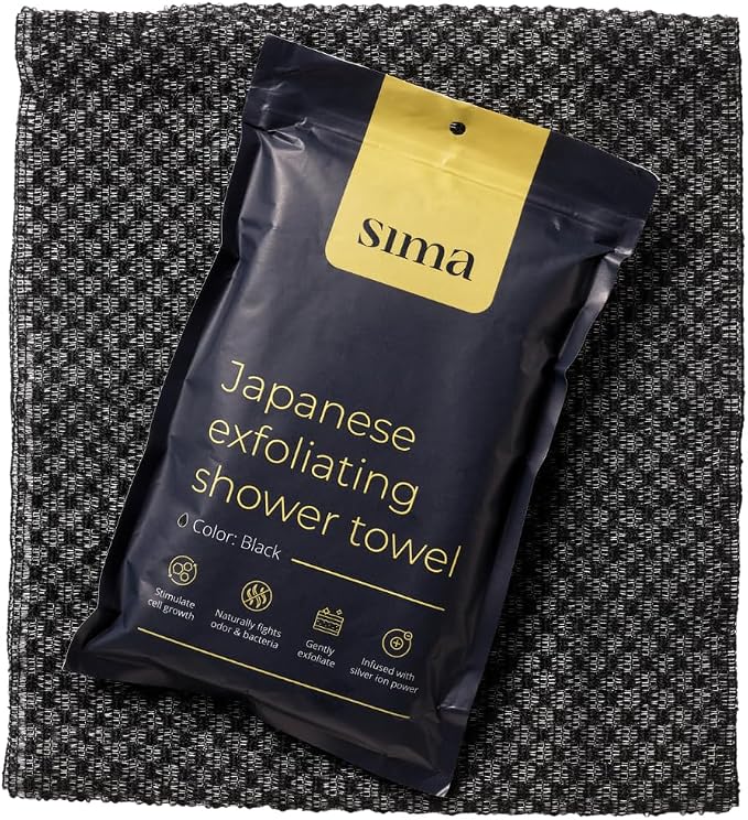 Sima Brand Exfoliating Washcloth Face & Body Scrub Towel - Image 7