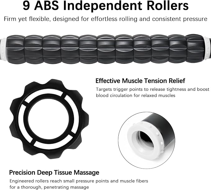 Muscle Roller Massage Roller Stick- Deep Tissue Fascia Blaster - Image 3