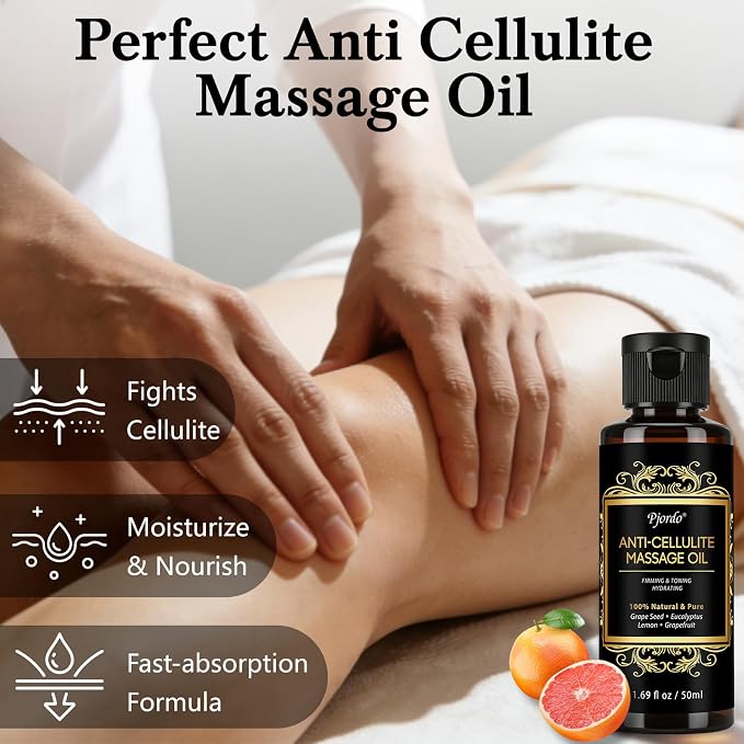 Pjordo 5 Pack Massage Oil for Massage Therapy, Sore Muscle, Syringa & Anti - Image 6