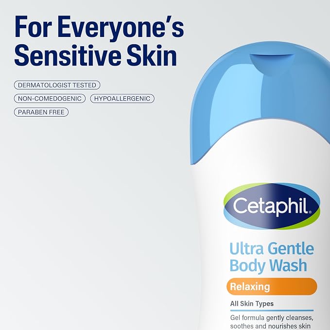 Cetaphil Ultra Gentle Refreshing Body Wash, - Image 6