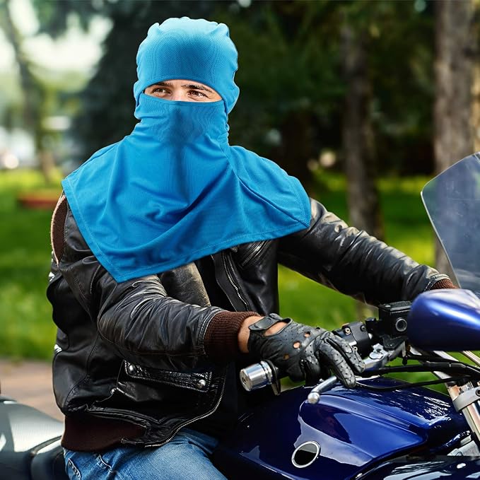SATINIOR 3 Piece Balaclava Face Cover Sun Protection Neck Cover Summer - Image 4