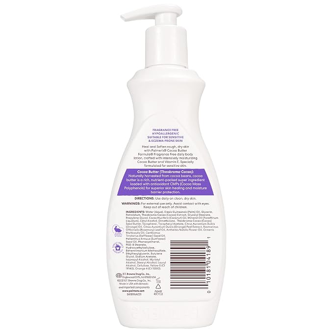Palmer's Cocoa Butter Formula Daily Skin Therapy Fragrance Free Lotion - Image 2
