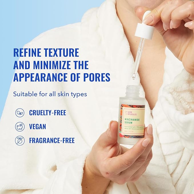 Good Molecules Niacinamide Serum Pack 3 – 30 ml Each | 10% Niacinamide Serum to - Image 2