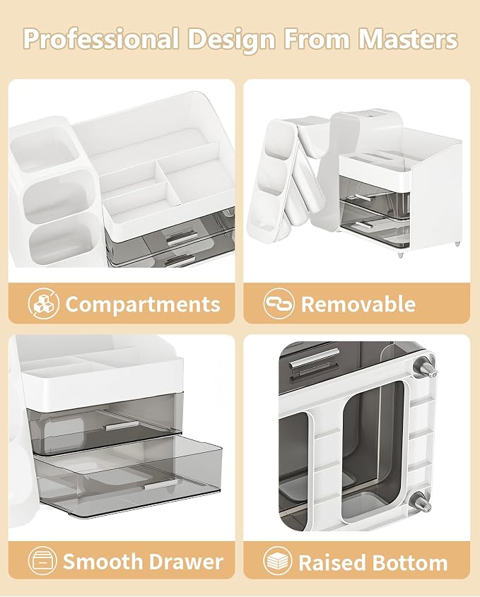 Anylady Large Capacity Makeup Organizer Countertop - Image 3