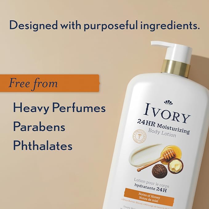 Ivory Hand & Body Lotion, 24hr Moisturizing, Repairs Extra Dry Skin, All Day - Image 9