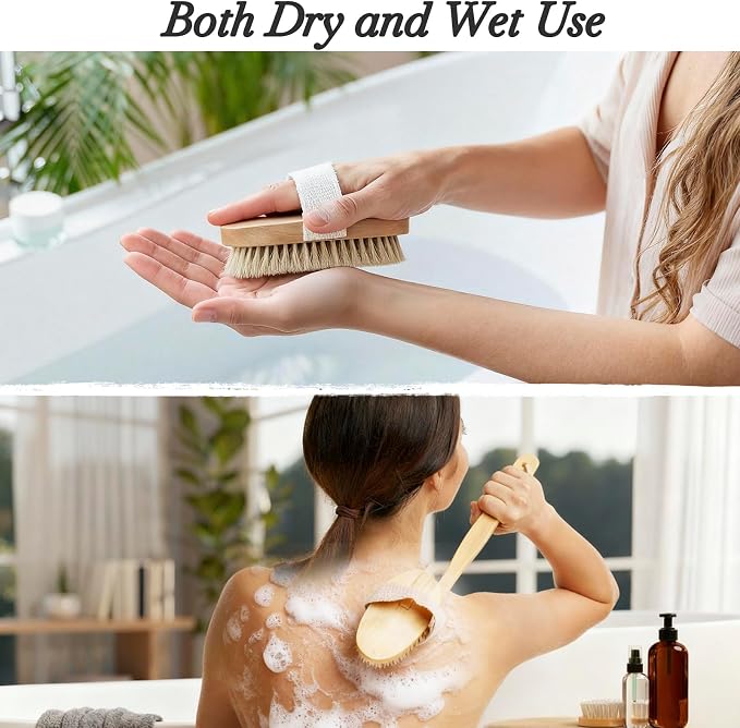 7 Packs Dry Brushing Body Brush Set - Image 7