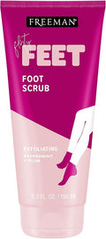 Freeman Bare Foot Exfoliating foot scrub Peppermint and Plum 5.3 oz by Freeman