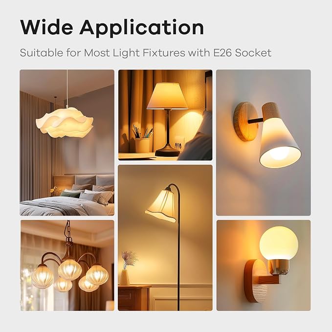 Linkind A19 LED Light Bulbs Dimmable, 60W Equivalent, Energy Efficient 9W - Image 9