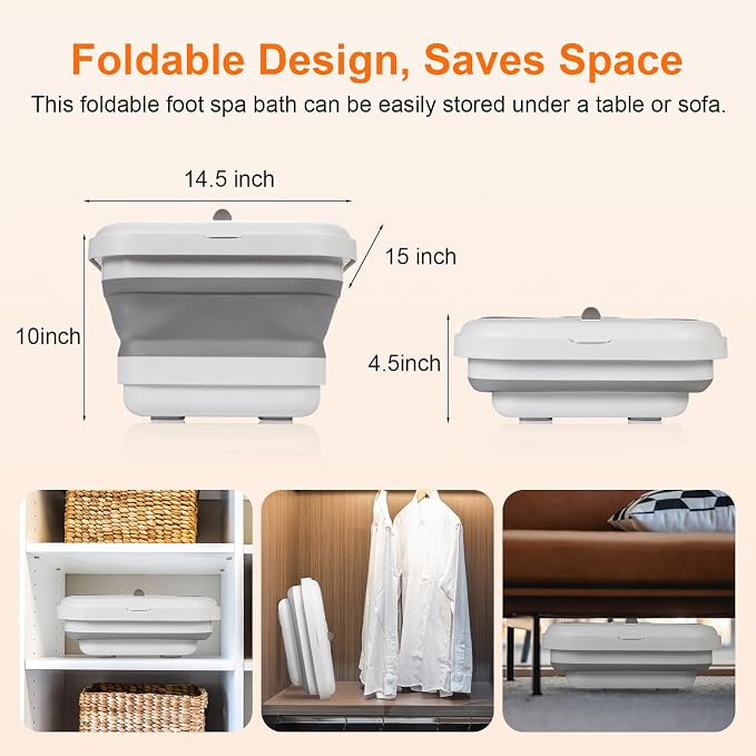 Collapsible Foot Spa Bath Massager - Image 5