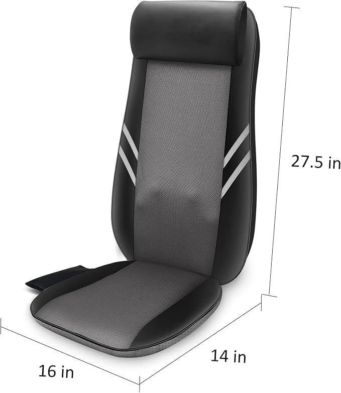 Snailax Back Massager with Heat, Shiatsu Massage Seat Cushion, 8 Flexible Nodes - Image 8