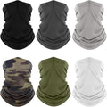 Fuinloth Neck Gaiter, 6 Pack Cooling UV Protection Bandana Face Mask Gator Scarf by fuinloth