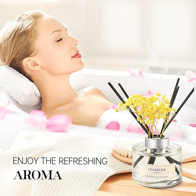Reed Diffuser Sets Home Fragrance Essential Oil Diffuser Black Pomegranate - Image 5