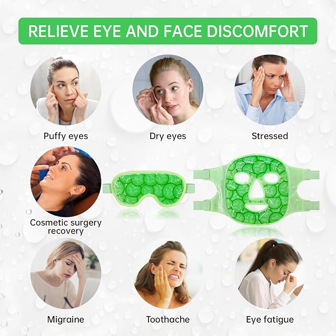 ZNÖCUETÖD Face Eye Mask Ice Pack - Image 3