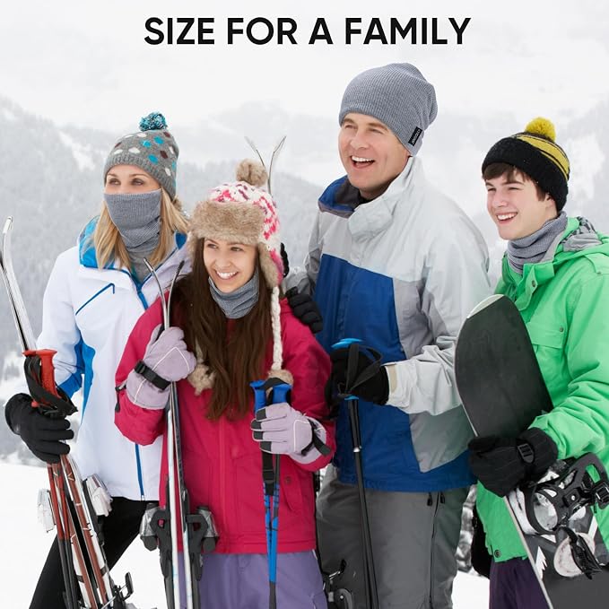 TICONN Neck Gaiter Face Cover Scarf, Neck Warmer Breathable Sun & Wind-proof - Image 5