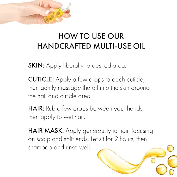 Vanilla Sugar Sandalwood Body & Hair Oil – Inspired Warm Gourmand Scent – - Image 8