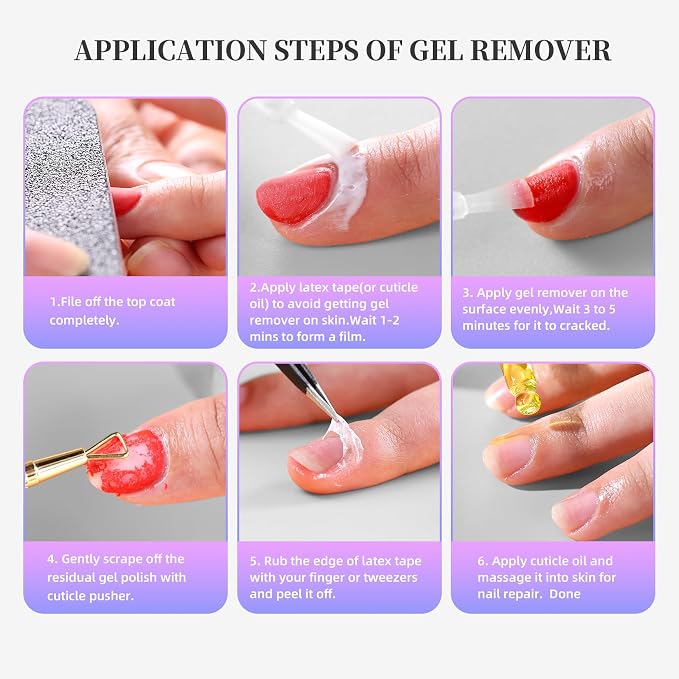 Gel Polish Remover, Cuticle Oil - Image 8