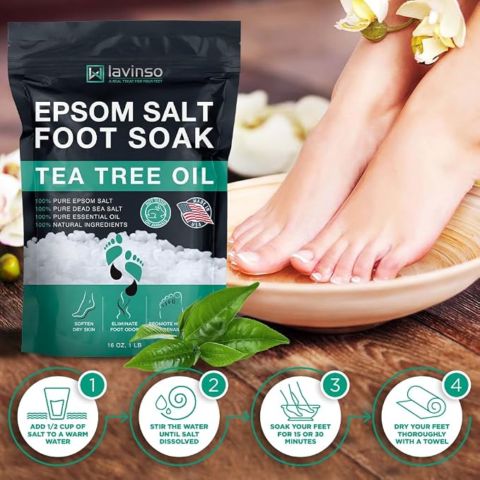 Tea Tree Oil Foot Soak and 40% Urea Cream - Image 3