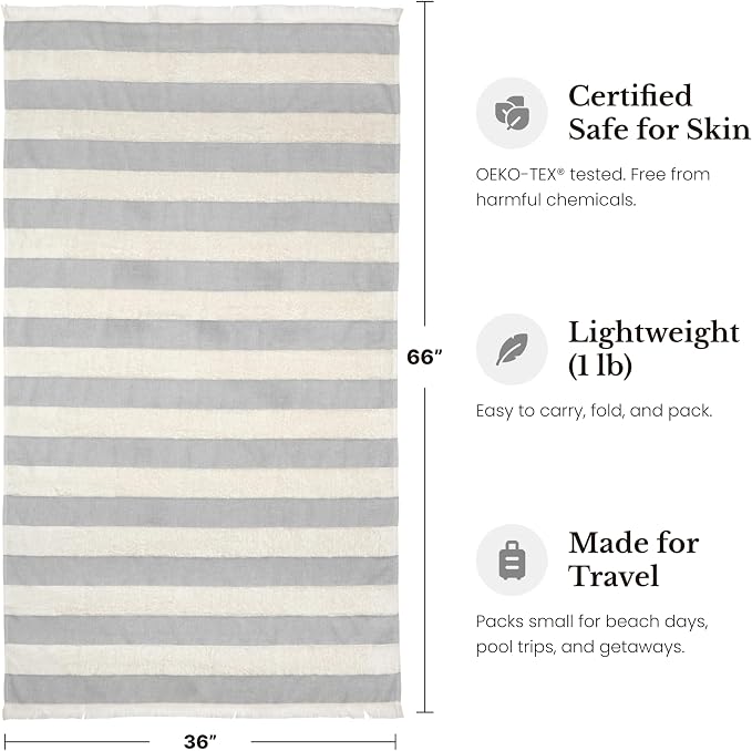 Lightweight Turkish Beach Towel - Image 6