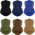 Fuinloth Neck Gaiter, 6 Pack Cooling UV Protection Bandana Face Mask Gator Scarf by fuinloth