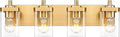 Bathroom Light Fixtures, 4-Light Modern Wall Sconces by Metwet