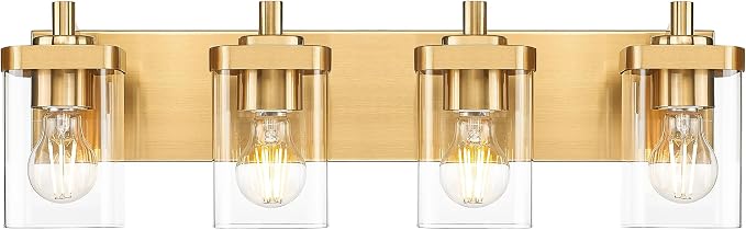 Bathroom Light Fixtures, 4-Light Modern Wall Sconces by Metwet