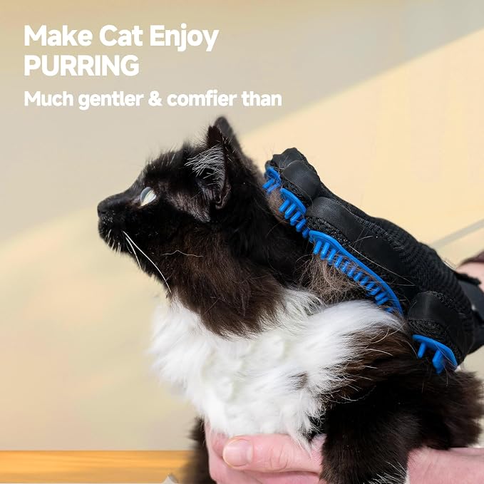 NVNAN Pet Hair Remover & Pet Grooming Gloves Set - Image 7