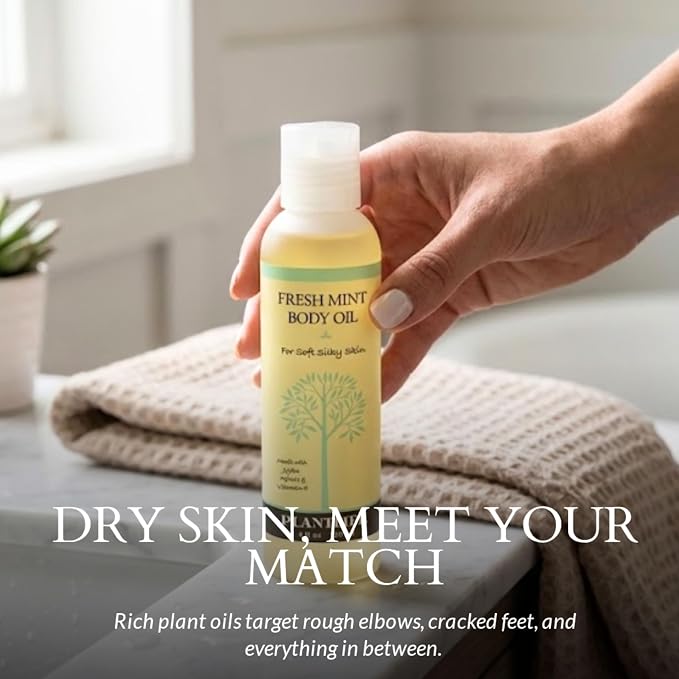 Plantlife Fresh Mint Body Oil - Image 4