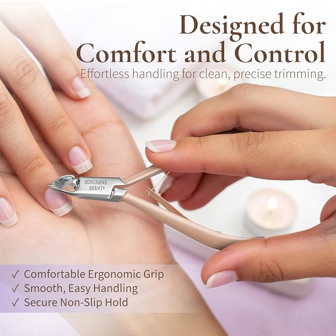 Professional Cuticle Cutter & Pusher Trimmer Manicure Tools - Image 6