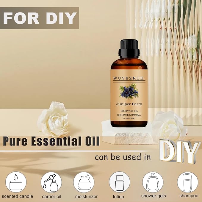 Juniper Berry Essential Oils, 30ML Pure and Natural Essential Oil - Image 3