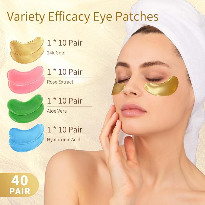 Under Eye Patches, 40 Pairs Eye Mask - Image 2