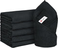 Orighty 6 Pack Black Hand Towels by AllRightinOrighty
