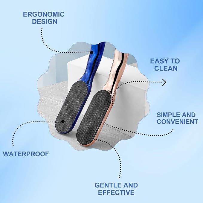 Veinsgrain Foot File, Nano Glass Foot File, Hard Skin Remover Nano-Glass Feet - Image 4