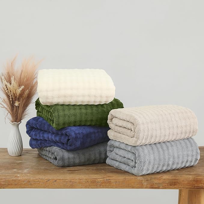KBY Bath Towels Set 6 Piece 40x80 Inches，2 Extra Large Bath Sheets 2 Hand - Image 7