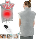 Heating Pad for Back Pain Relief, 22”x 37” Large Electric Heat Pad for Neck by FTOYIN