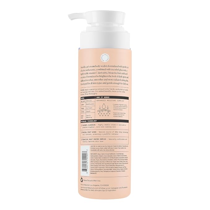 Naturium The Brightener Vitamin C Body Wash, Gentle Cleanser - Image 2