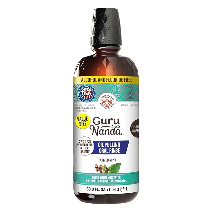 GuruNanda CocoMint Oil Pulling Mouthwash by Gurunanda