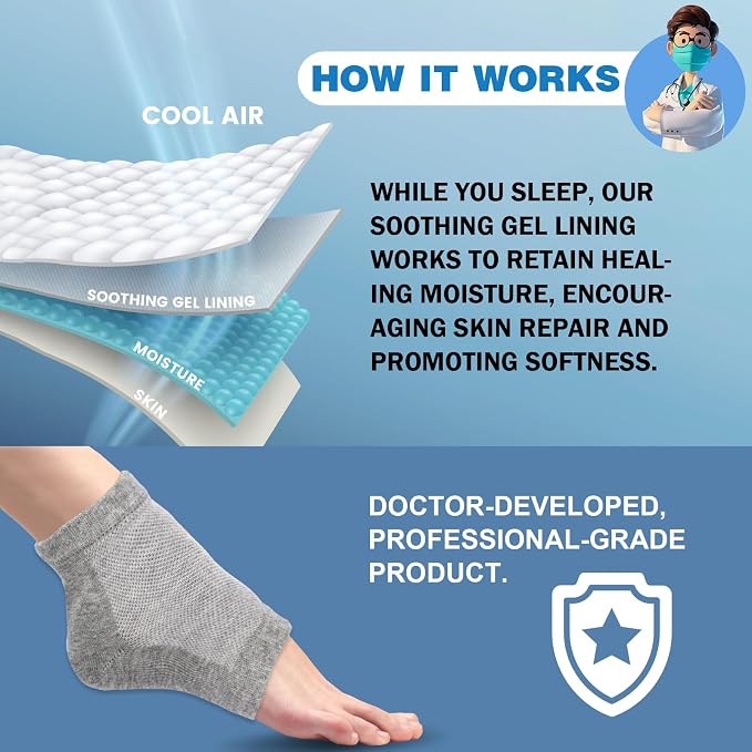 TEAWOO Moisturizing Toeless Socks - Image 6