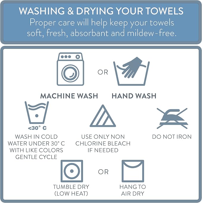 NY Loft 100% Cotton Hand Towel 6 Pack Hand Towel Set | Super Soft & Absorbent - Image 8
