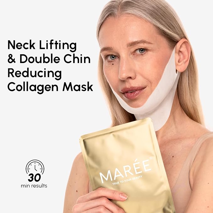 MAREE V Line Lifting Mask with 24K Gold – Deep Collagen Face Mask - Image 2