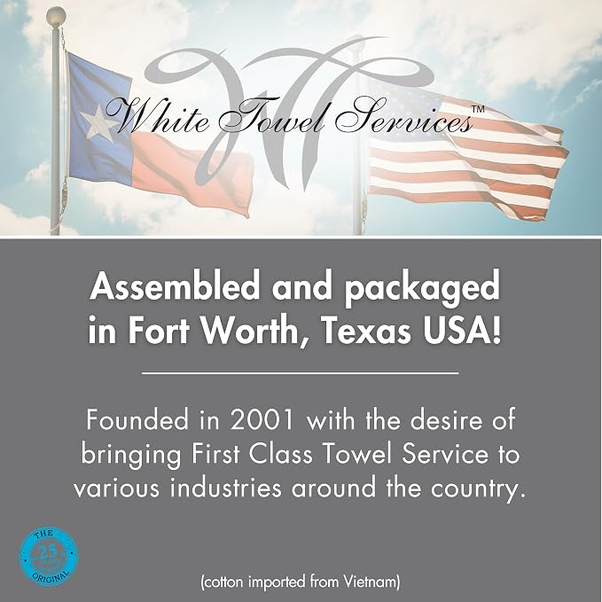 White Towel Services 8" x 8" in Moist Cotton Towel Individually Wrapped - Image 9