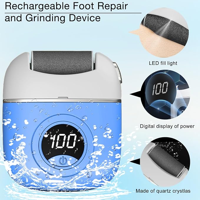 Callus Remover Foot File, Electric Foot File Grinding Machine Foot Repair and - Image 2