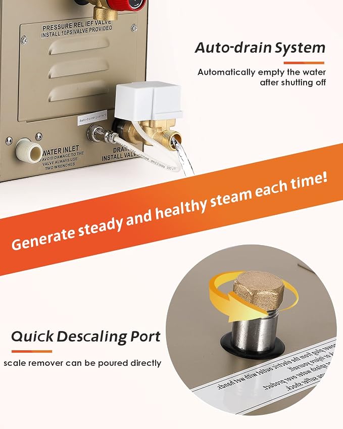 Steam Shower Generator Kit 12KW - Image 4