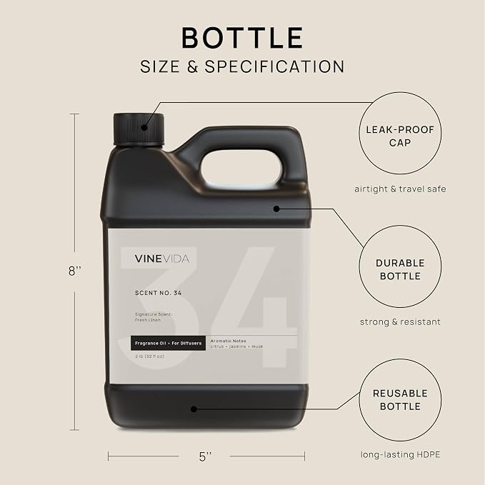 VINEVIDA Fresh Linen Diffuser Oil - Image 2