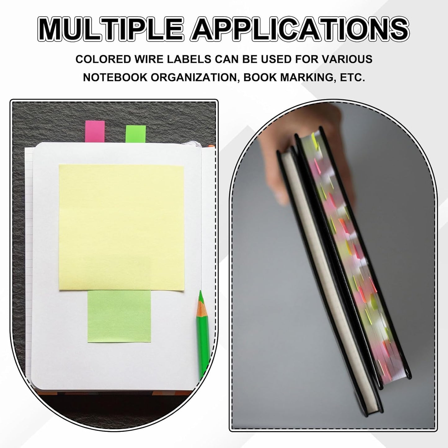 uxcell 300 Pcs Cable Labels, Waterproof Wire Cord Labels Tags, Cord Organizer Management Tags for Charger Cable Organizer Wire Markers Printer and Handwriting, Brown