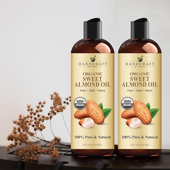 Handcraft Blends Organic Sweet Almond Oil | 100% Pure and Natural | Bath & Body - Image 7